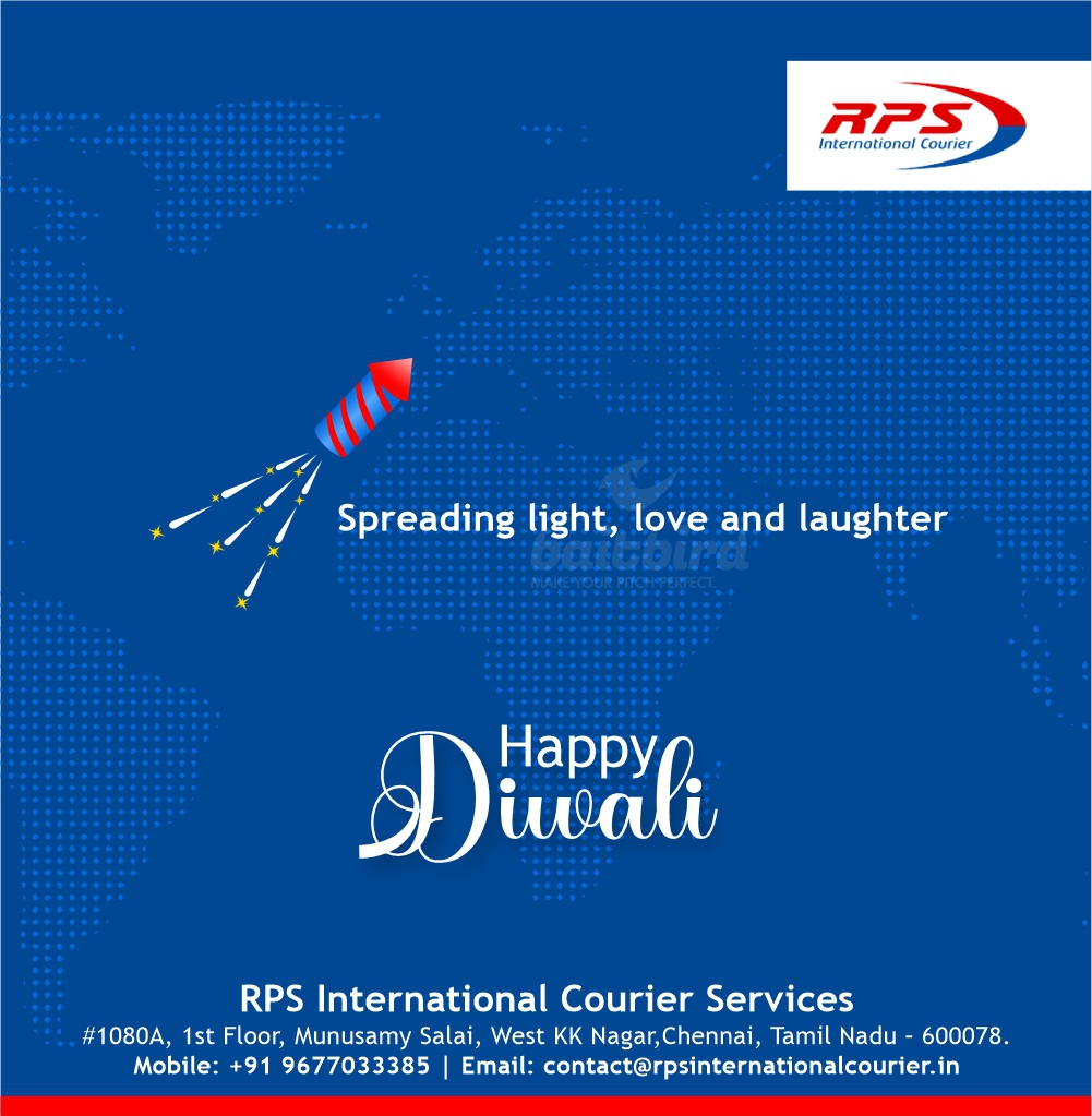 baitbird RPS international courier diwali wishes